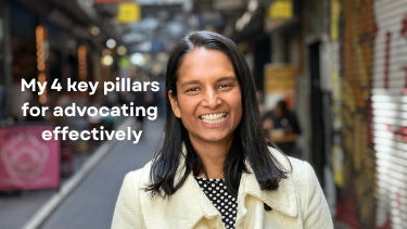 My 4 key pillars for advocating effectively